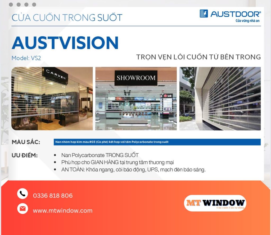 Cửa Cuốn Trong Suốt Austvision