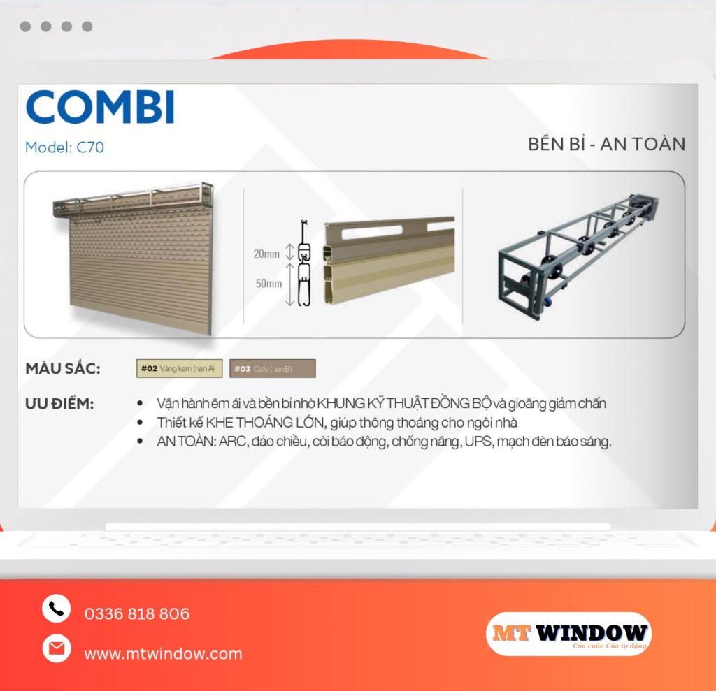 Cửa Cuốn Austdoor Combi