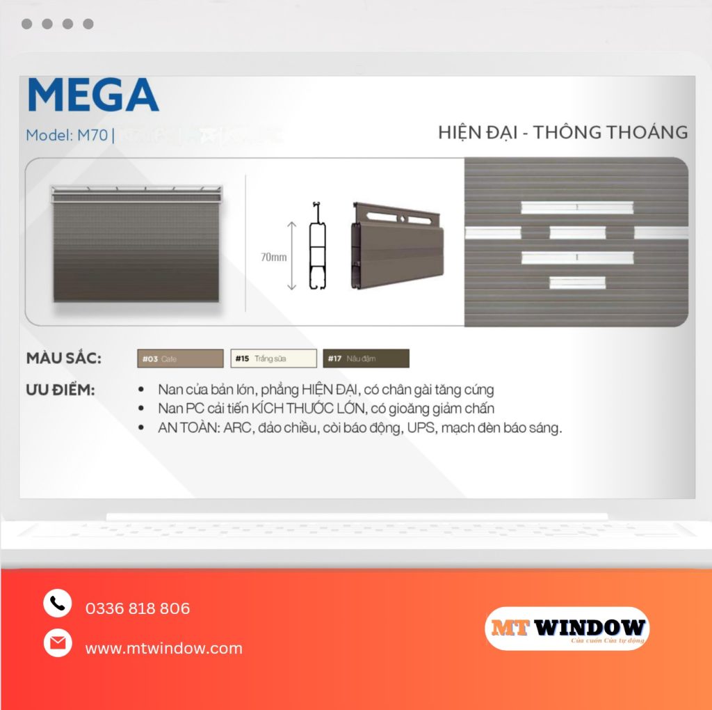 Cửa Cuốn Austdoor Mega