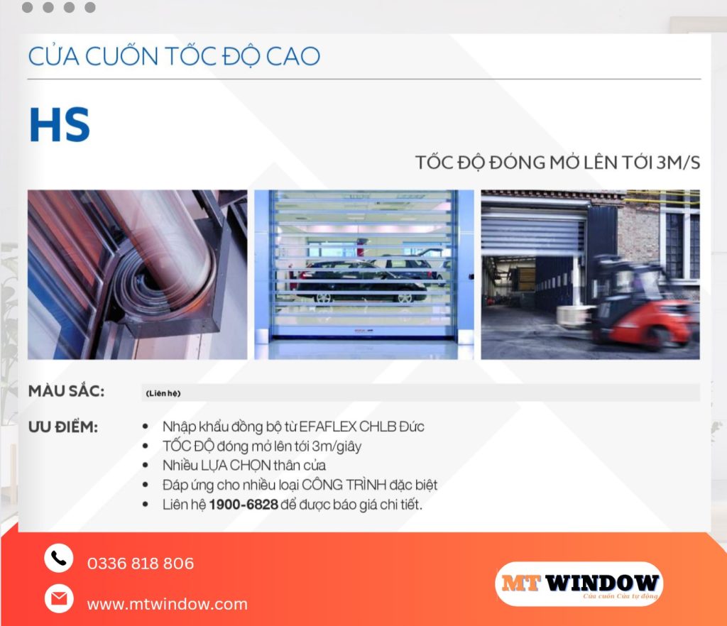 Cửa Cuốn Austdoor Tốc Độ Cao HS