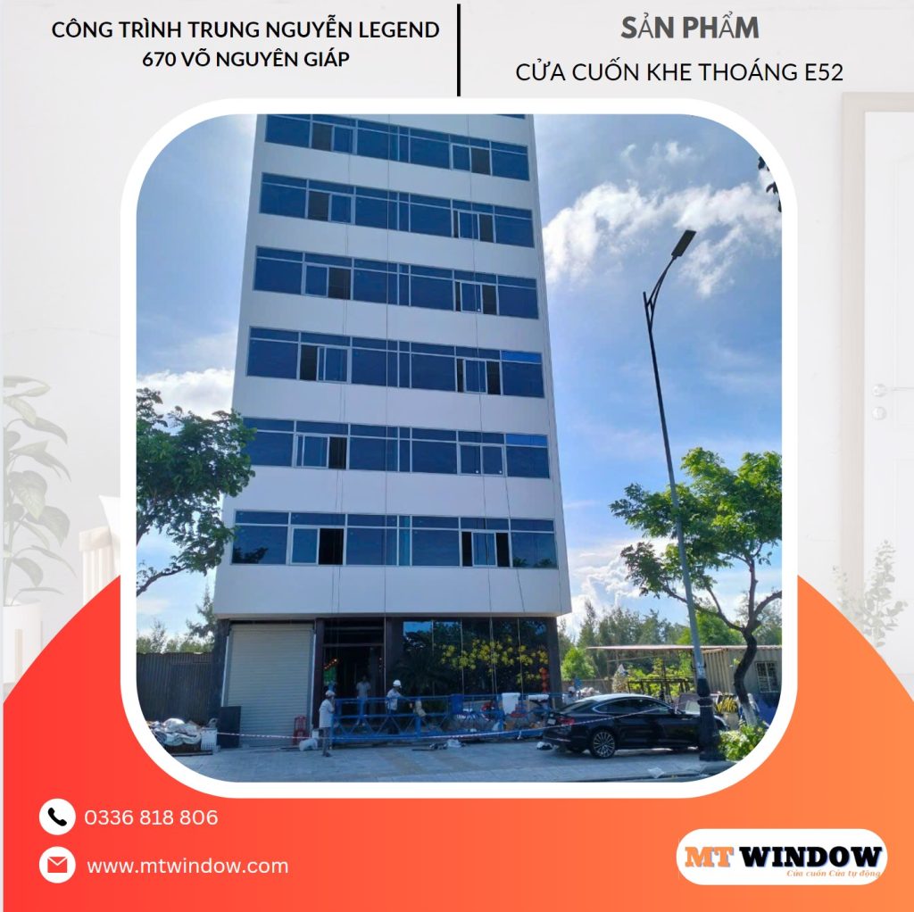 lap dat cua cuon tai Da Nang- Công Trình Trung Nguyễn Legend Đường Võ Nguyên Giáp