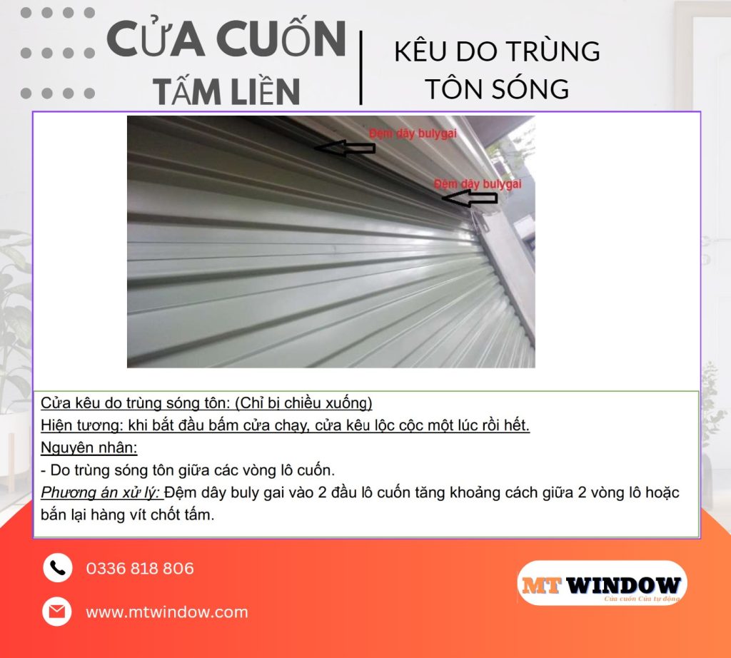 Sửa Của Cuốn Tấm Liền Kêu Do Trùng Tôn Sóng