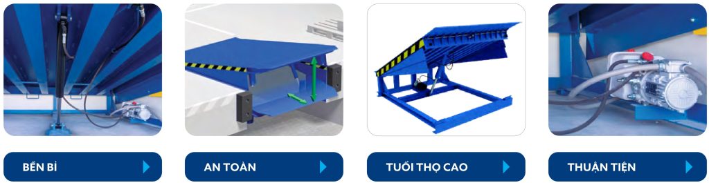 Sàn Nâng Công Nghiệp Dock Leveler DOCK-LEVELER Bền Bỉ An Toàn Tuổi Thọ Cao