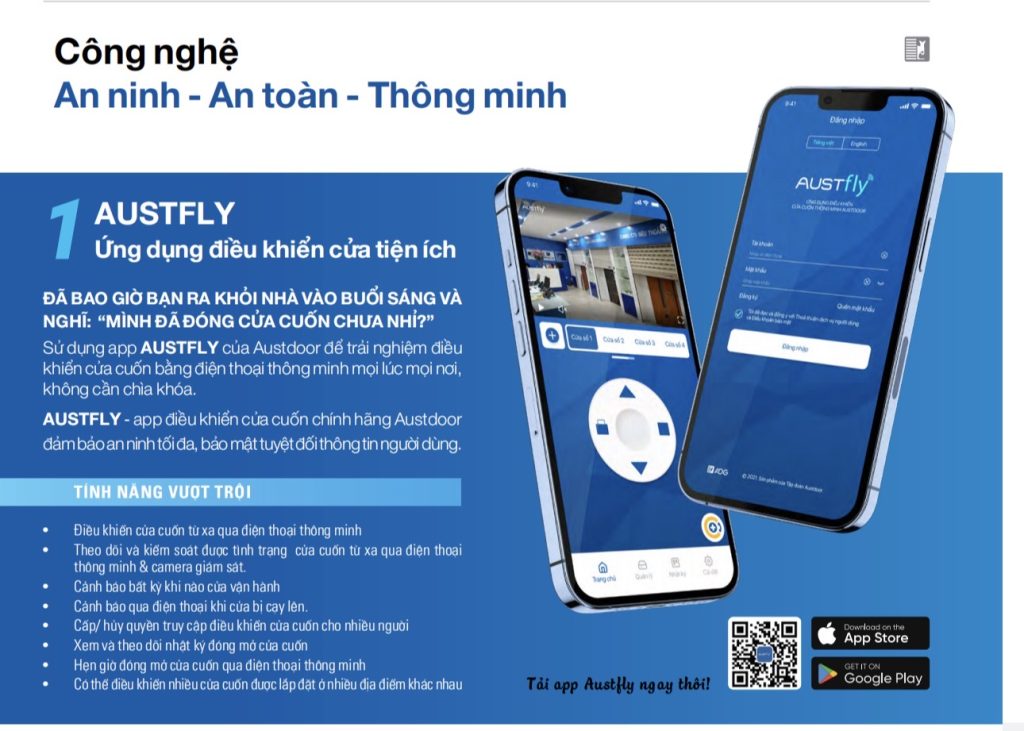 Điều Khiển Cửa Cuốn Bằng Điện Thoại Điều khiển cửa cuốn bằng điện thoại